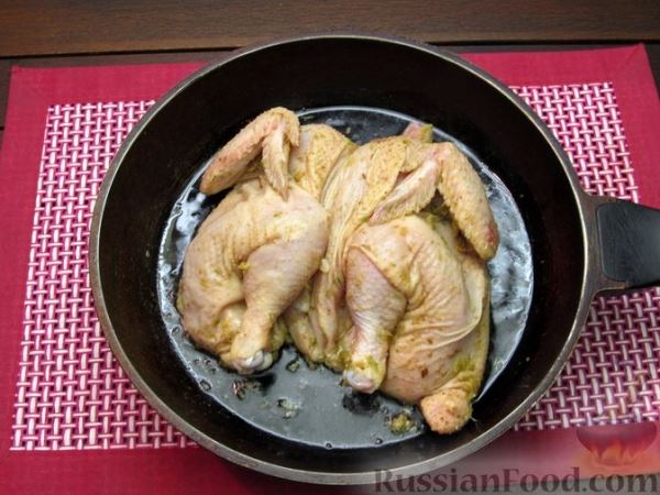 Цыплёнок табака (тапака) с лаймом