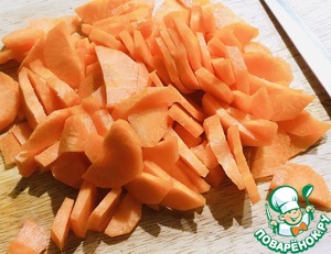 Цветная капуста в морковном соусе